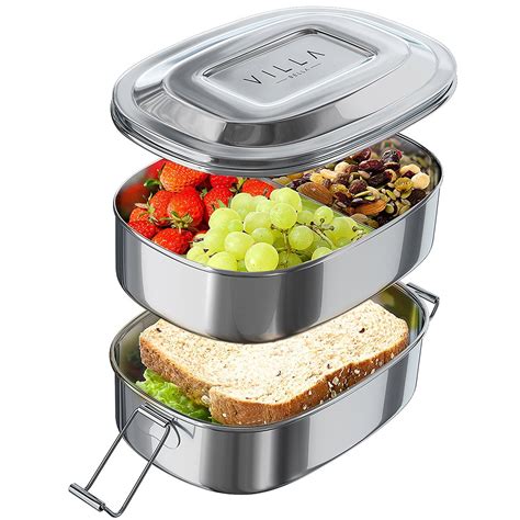 inexpensive divided lunch box containers stainless steel|small stainless steel lunch containers.